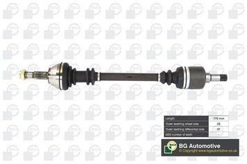 Напіввісь/Привід Вал Fiat Ducato Фіат Дукато 1/1.4т Ліва (без ABS) DS6710L