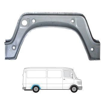 Рем Вставка Внутрішня арка задня права R Мерседес 207-410 1977-1995 MERCEDES BUS 207-410 P138332